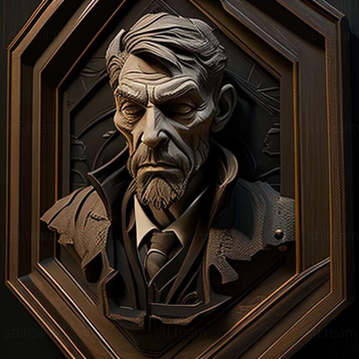 3D model Dishonored 2 game (STL)